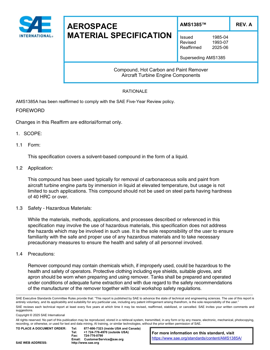 SAE AMS 1385A-2025.pdf_第1页