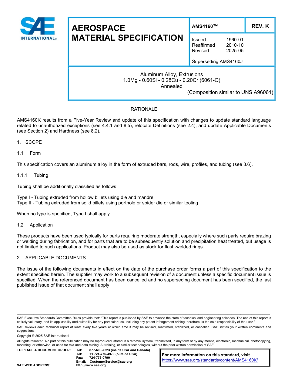SAE AMS 4160K-2025.pdf_第1页