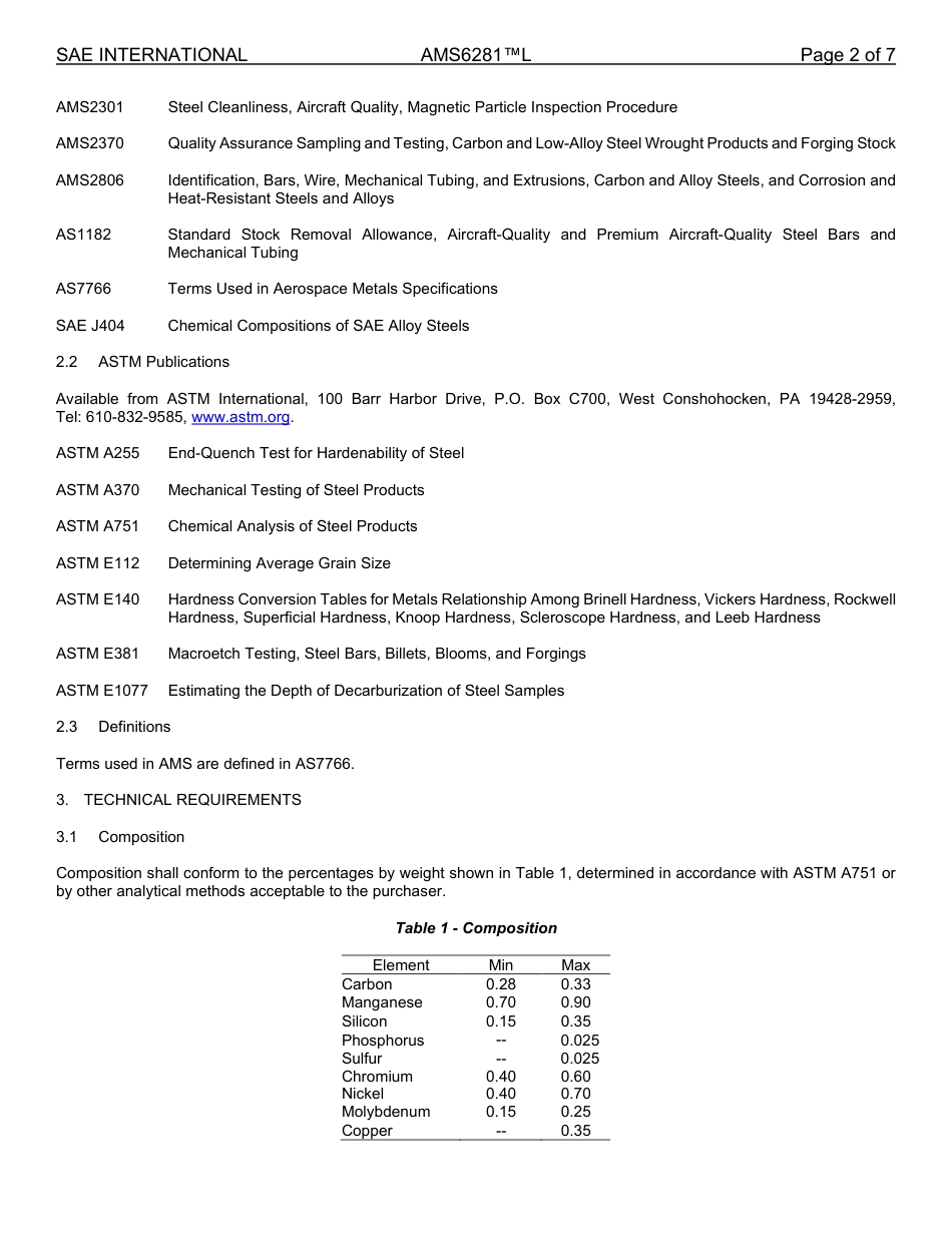 SAE AMS 6281L-2025.pdf_第2页