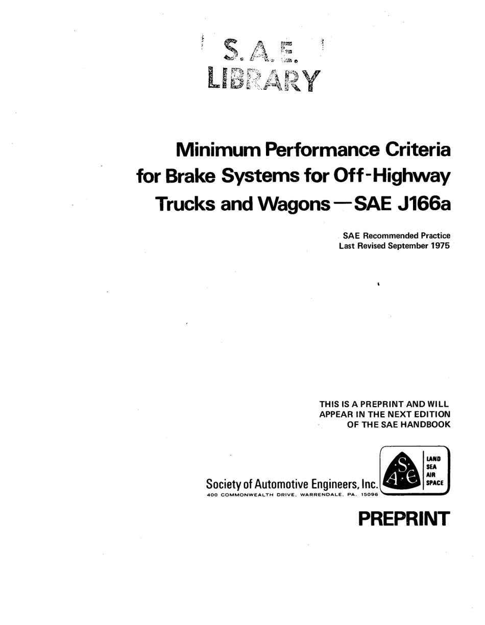 SAE J166A-1975 scan.pdf_第1页