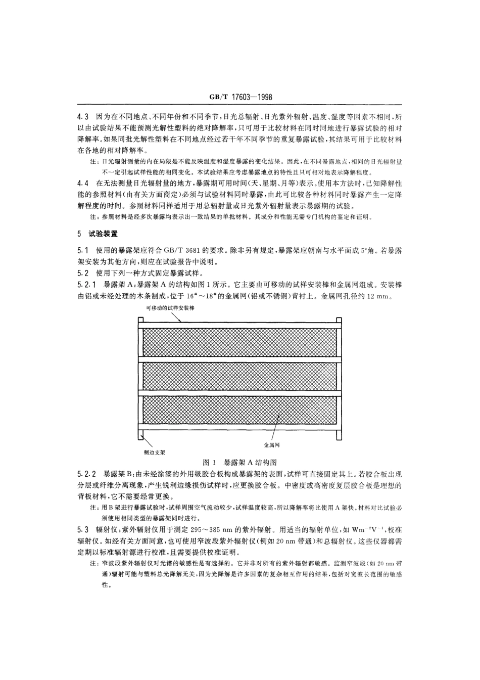 GBT 17603-1998 光解性塑料户外暴露试验方法.pdf_第3页