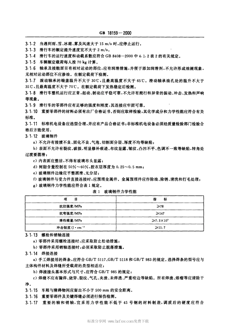 GB 18159-2000 滑行类游艺机通用技术条件.pdf_第3页
