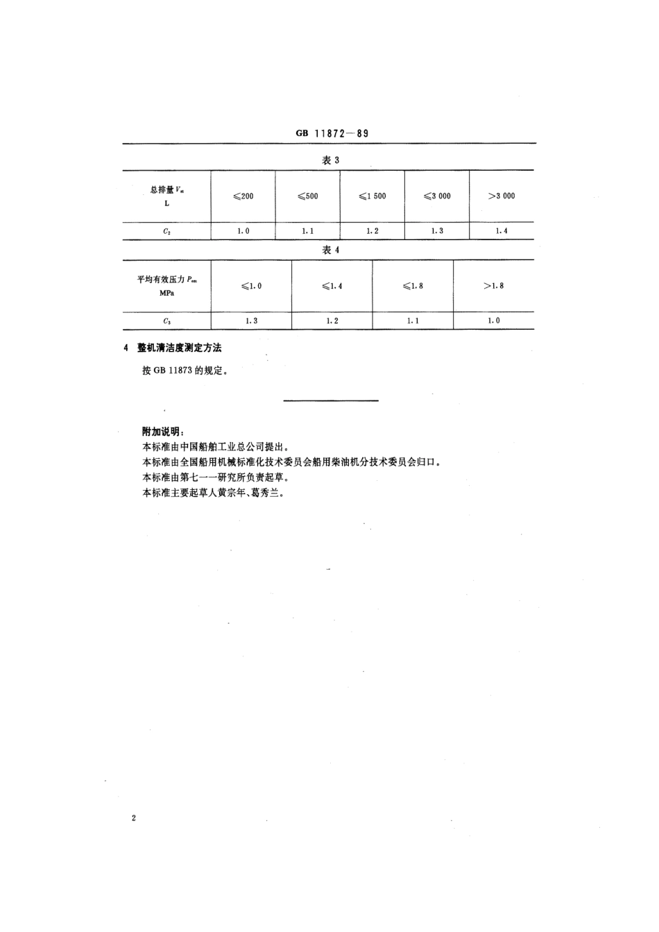 GB 11872-1989 船用柴油机清洁度限值.pdf_第3页