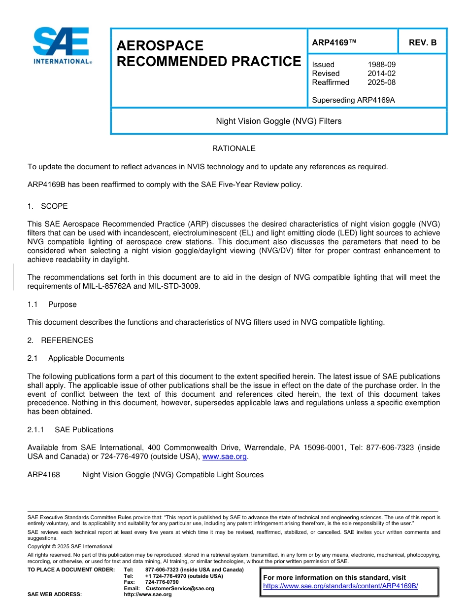 SAE ARP 4169B-2025.pdf_第1页