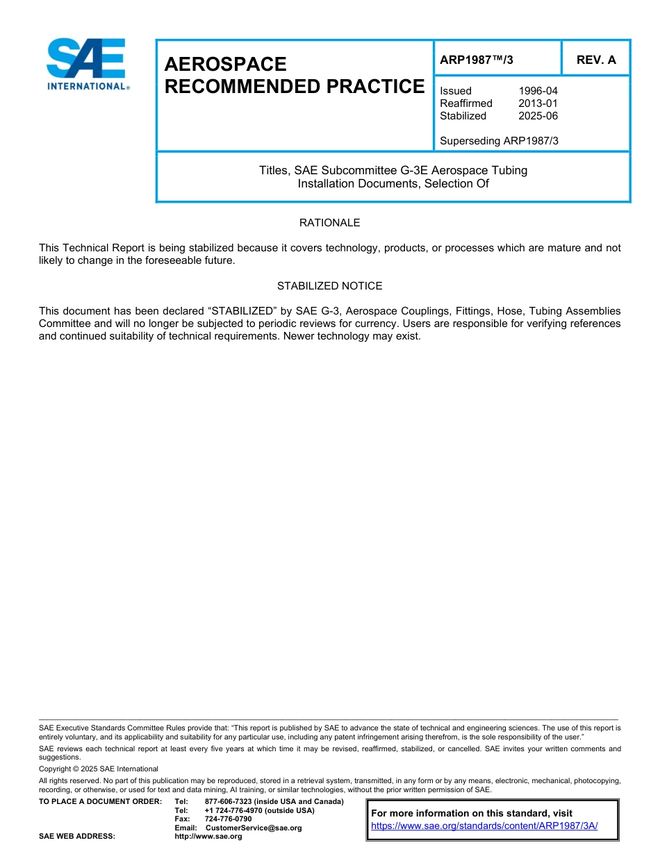 SAE ARP 1987-3A-2025.pdf_第1页