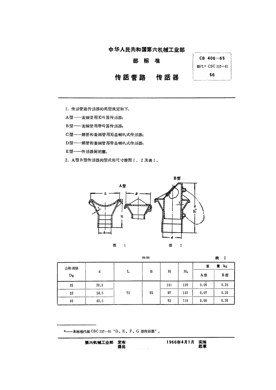 CB 406-1965 传话管路传话器.pdf_第1页