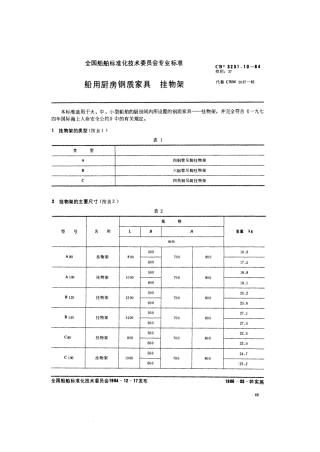 CB 3231.10-1984 船用厨房钢质家具 挂物架.pdf