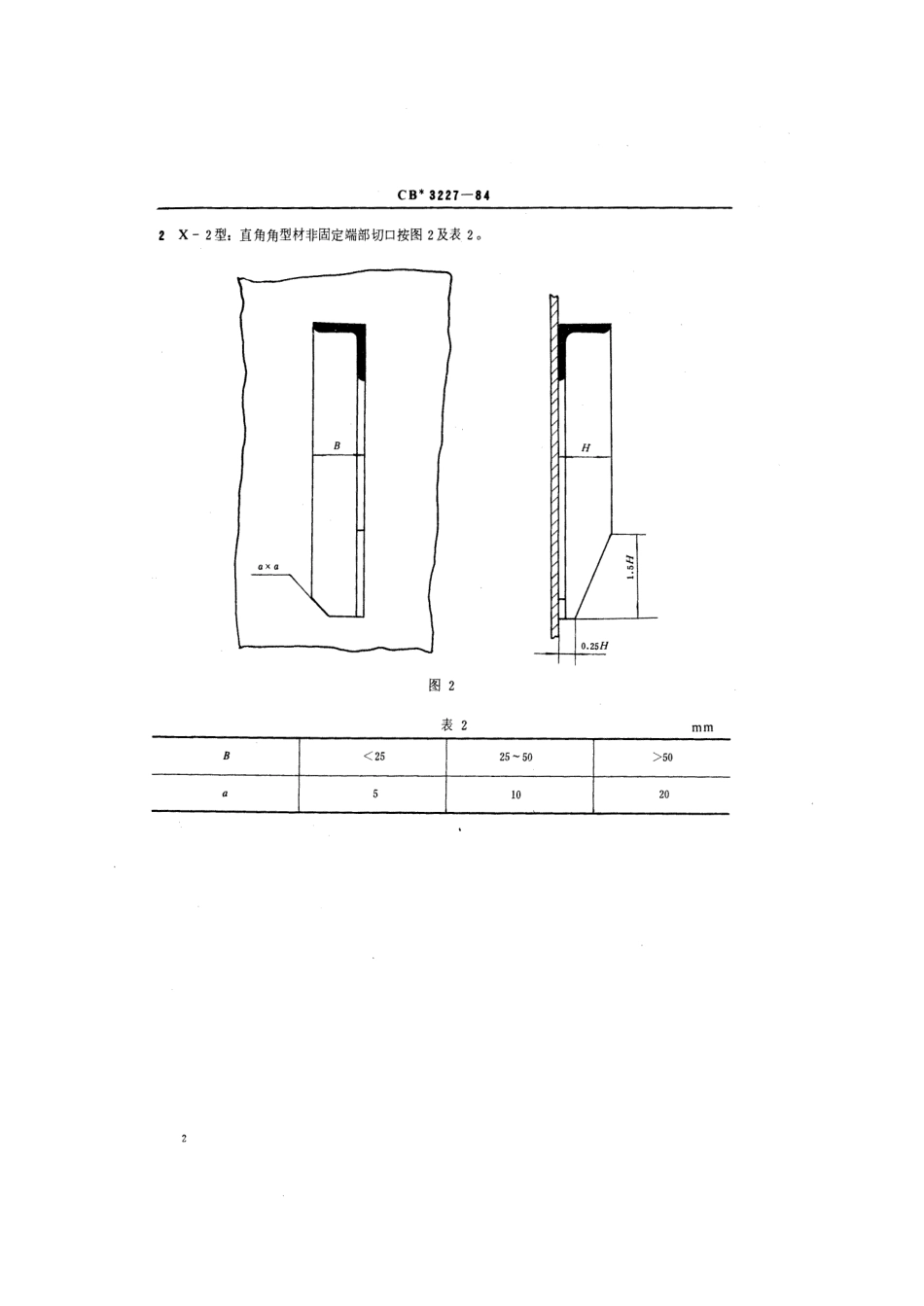 CB 3227-1984 铆接铝质型材和铝质船体结构的切口.pdf_第3页