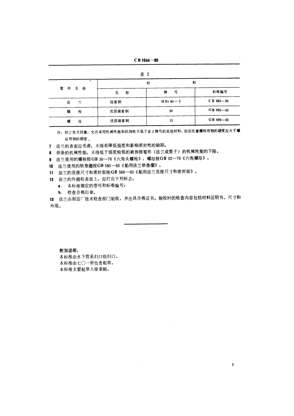 CB 1044-1983 P30异径搭焊铜法兰.pdf_第3页