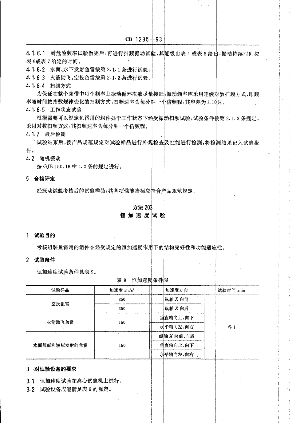 CB 1235-1993 鱼雷环境条件和试验方法.pdf_第2页