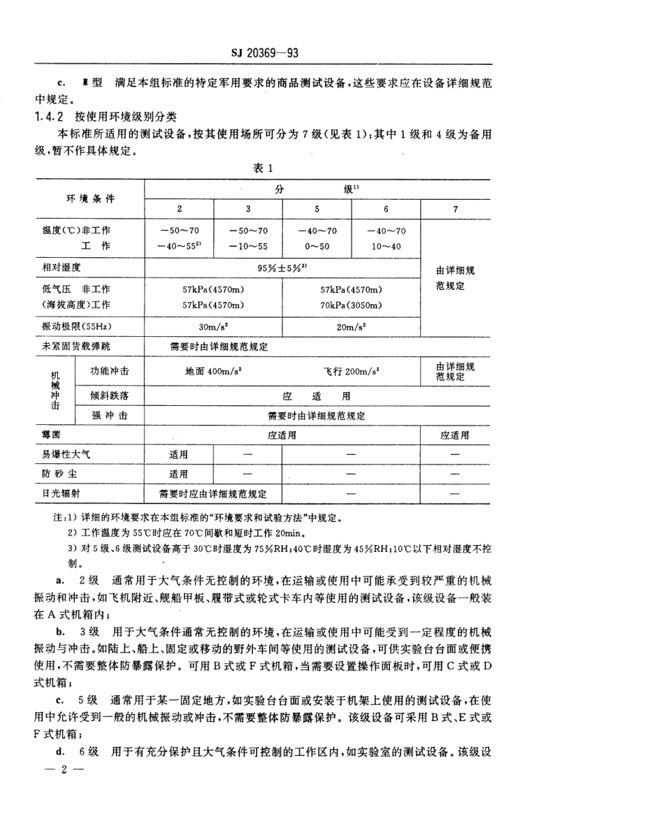 【电子行业军用标准】SJ 20369-1993 军用电子测试设备通用规范 质量保证规定.pdf_第3页
