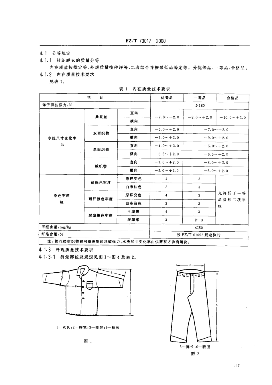FZT 73017-2000 针织睡衣.pdf_第3页