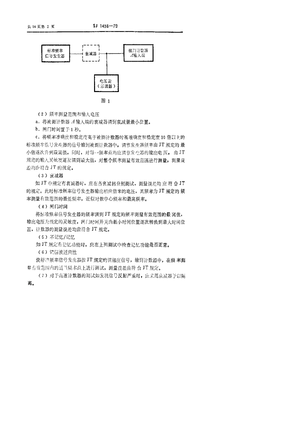 【电子行业军用标准】SJ 1458-1979 电子计数器测试方法.pdf.pdf_第3页