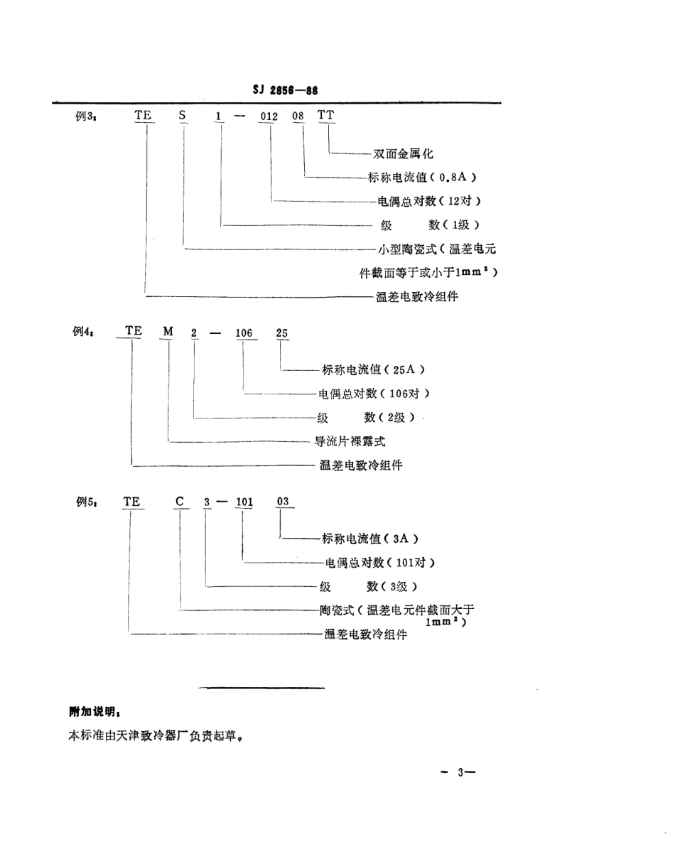 SJ 2856-1988 温差电致冷组件型号命名方法.pdf_第3页