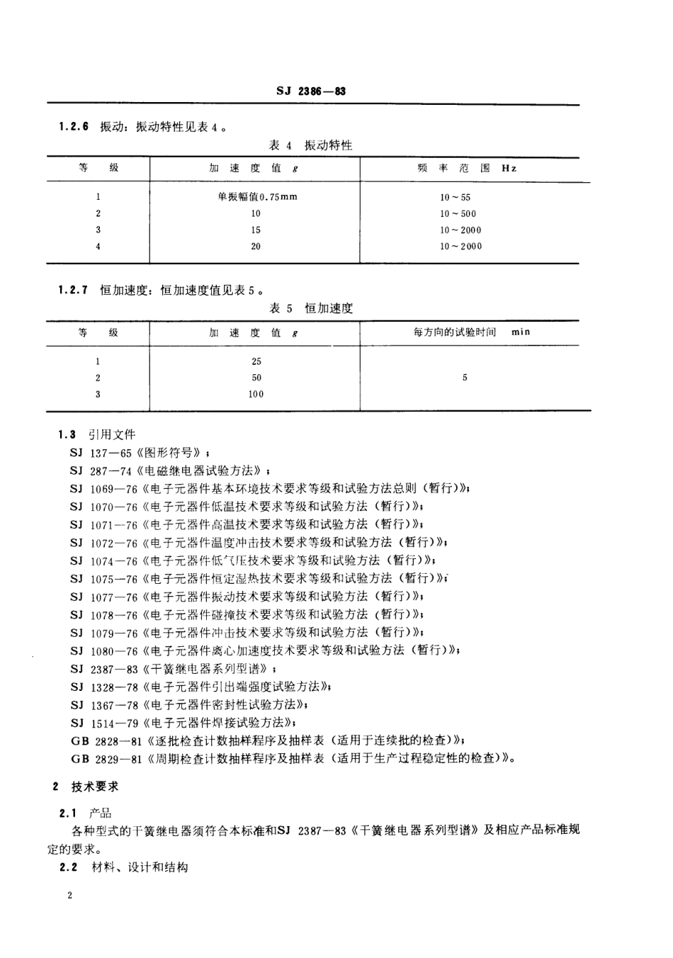 SJ 2386-1983 干簧继电器总技术条件.pdf_第3页