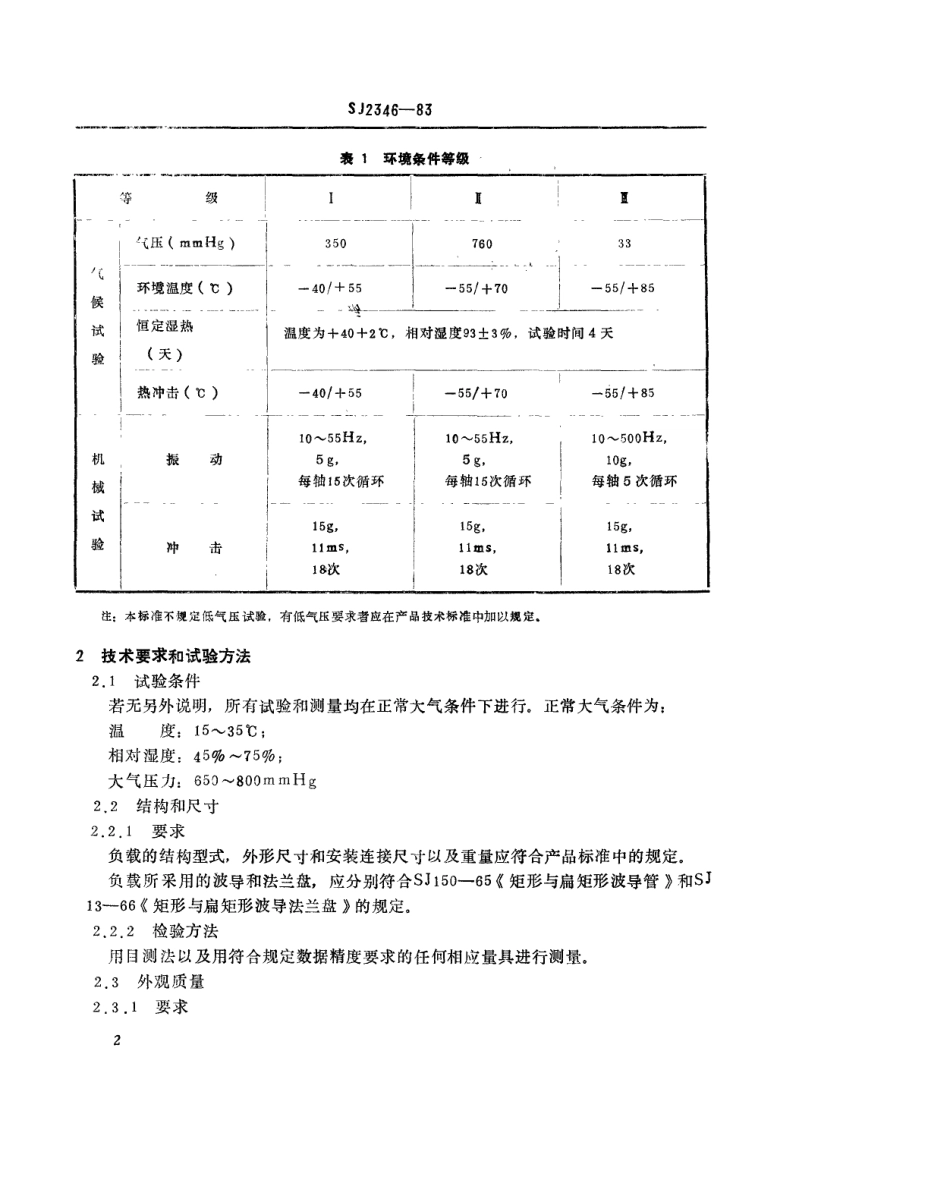 SJ 2346-1983 波导终端负载总技术条件.pdf_第3页