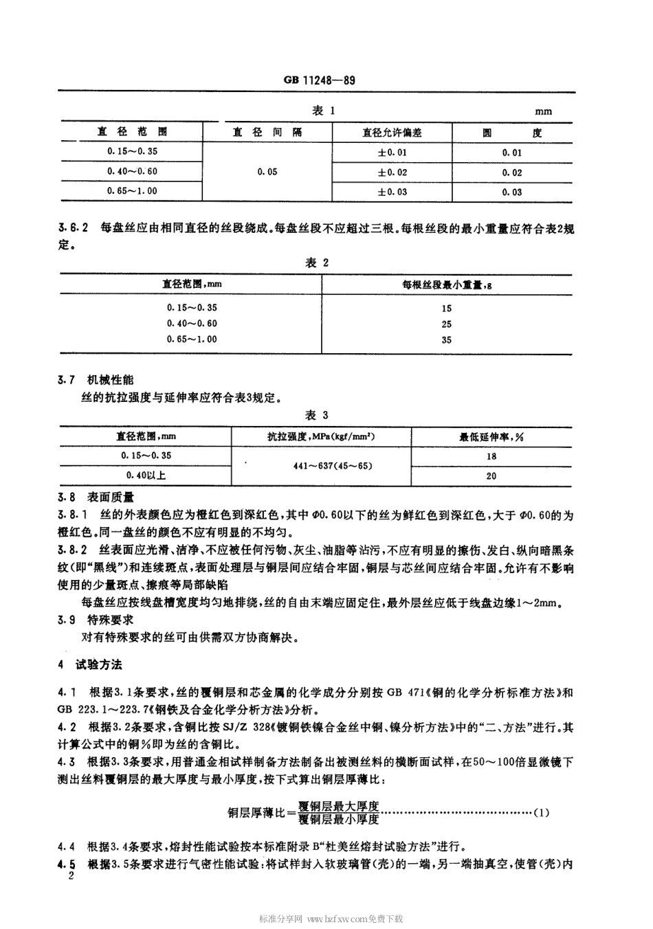【电子行业军用标准】SJT 11064-1996 杜美丝.pdf_第3页