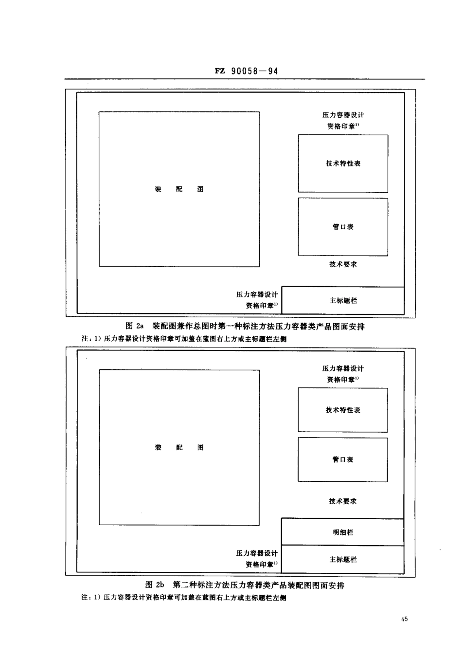 FZ 90058-1994 压力容器类产品图样标注的规定.pdf_第3页