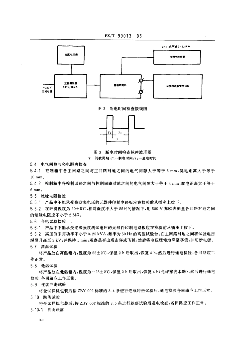 FZT 99013-1995 普通络筒机用控制箱.pdf_第3页