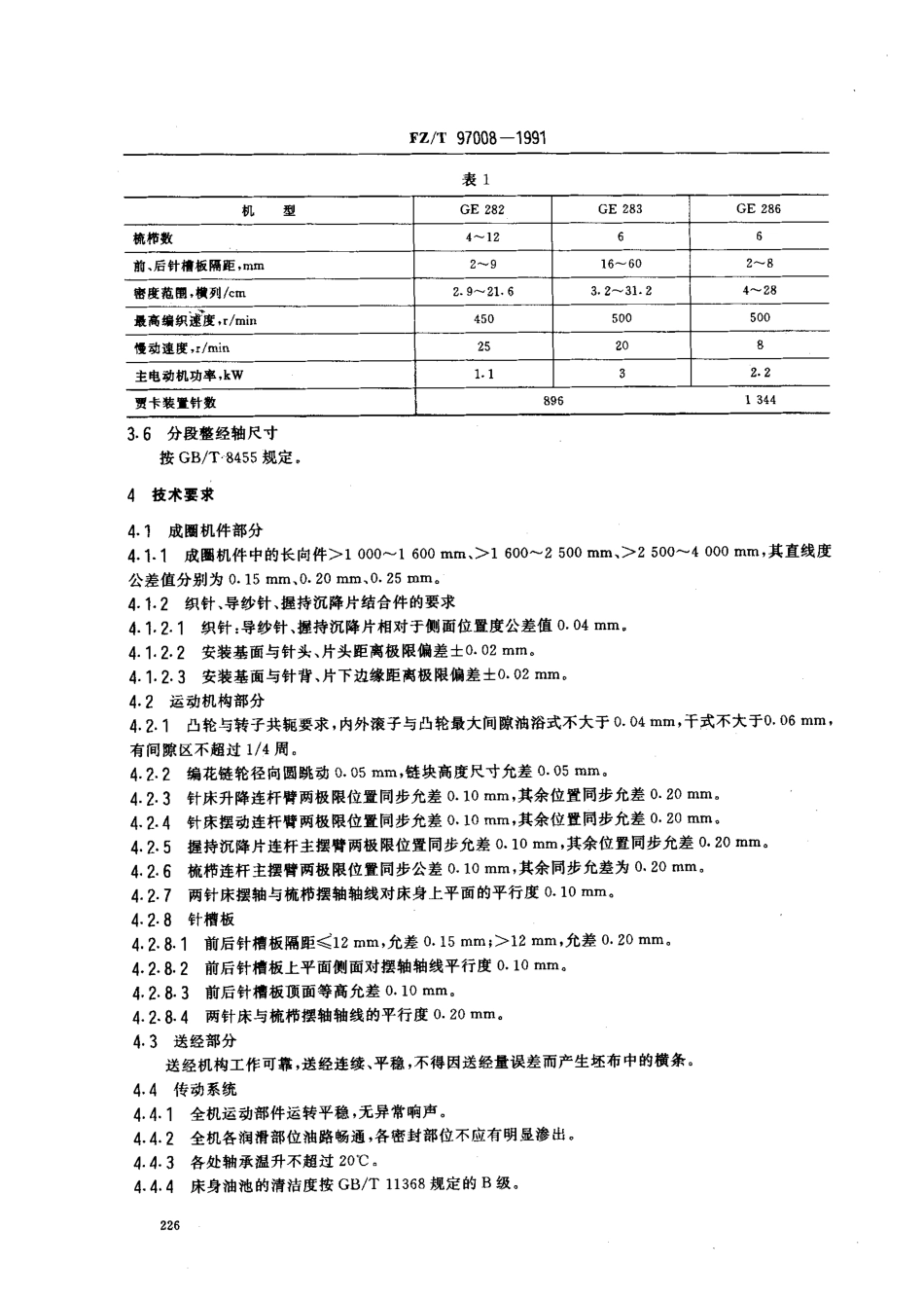 【纺织行业标准】FZT 97008-1991 双针床经编机.pdf_第2页