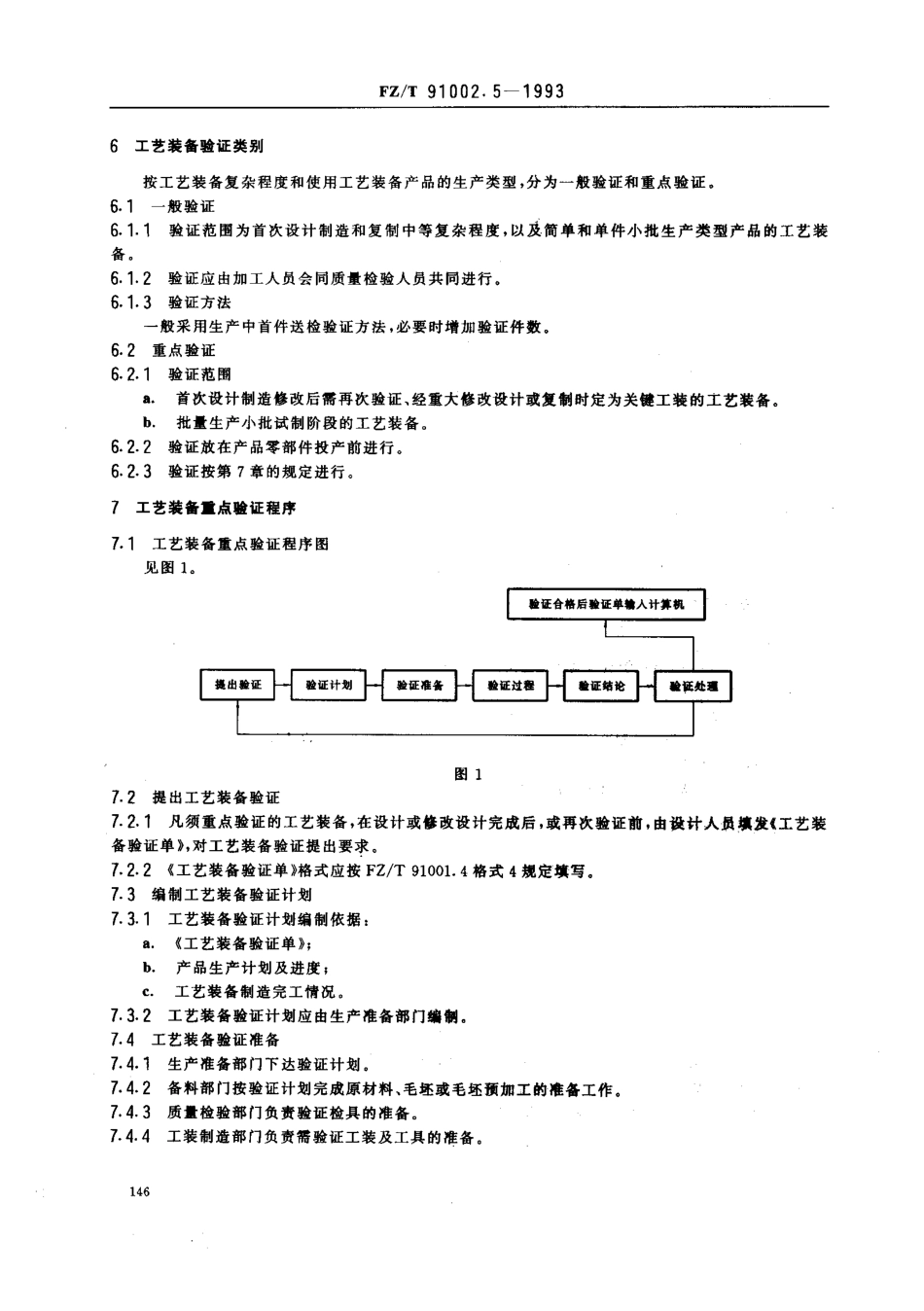 【纺织行业标准】FZT 91002.5-1993 纺织机械工艺装备设计管理导则 工艺装备的验证.pdf_第2页