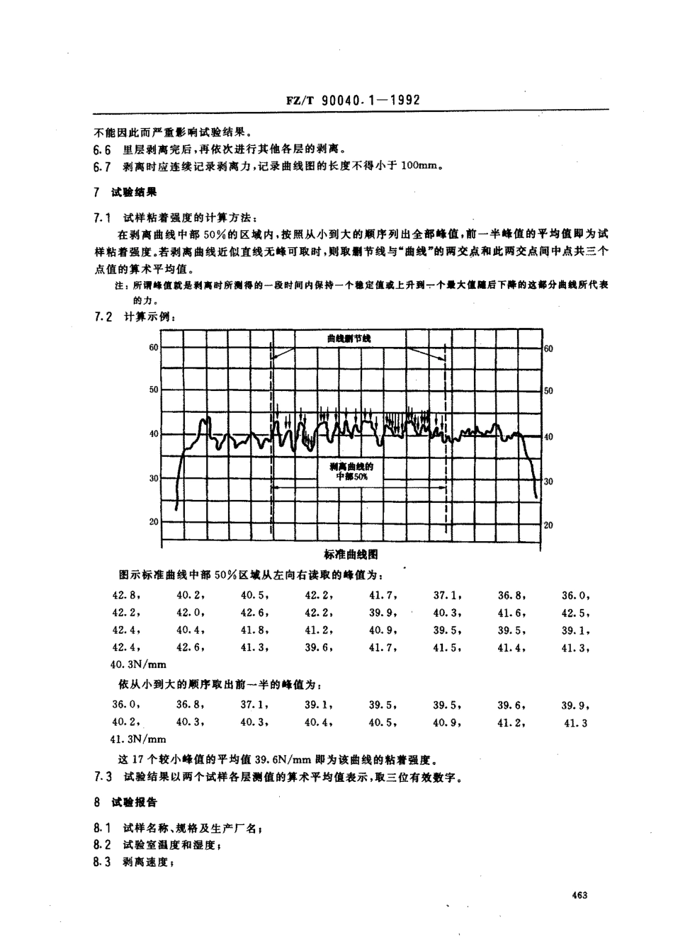 【纺织行业标准】FZT 90040.1-1992 梳毛机用搓条胶板试验方法.层间粘着强度.pdf_第2页
