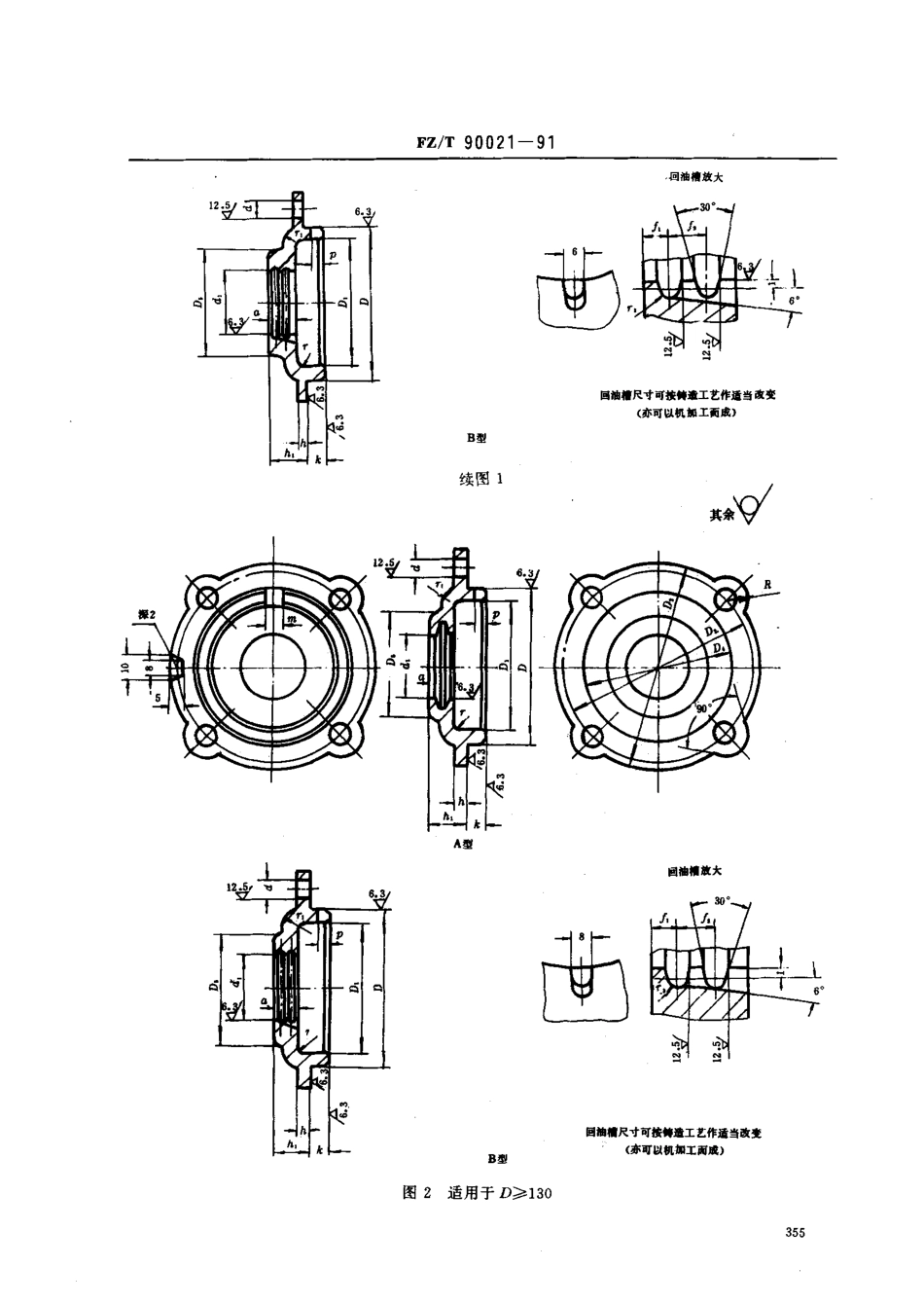 【纺织行业标准】FZT 90021-1991 带耳透盖(二).pdf_第2页