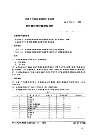 FZ 90004-1991 经纱管和纬纱管检验规则.pdf