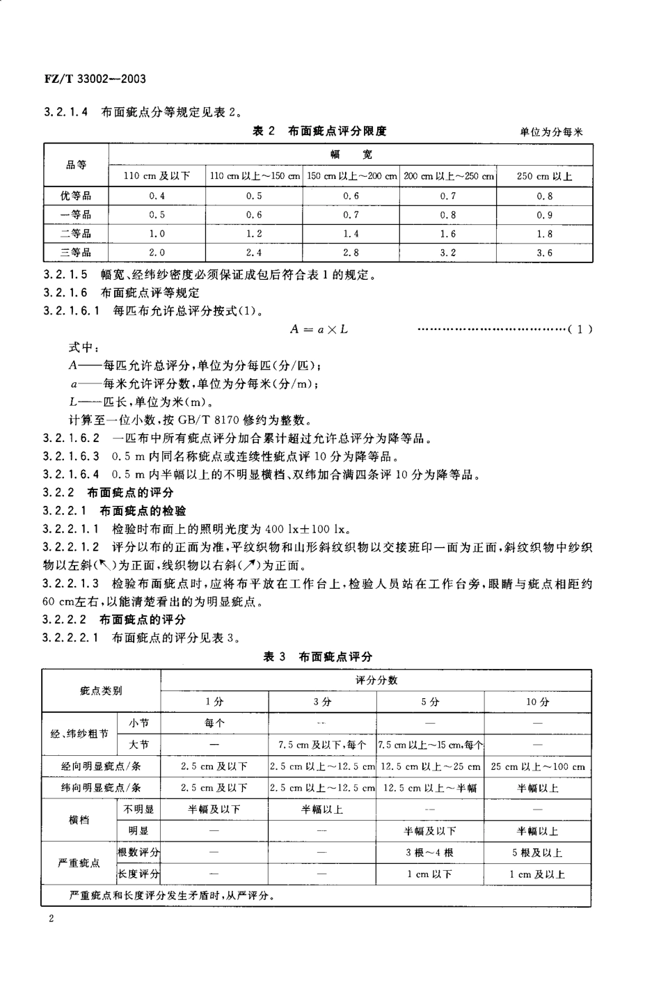 【纺织行业标准】FZT 33002-2003 苎麻本色布.pdf_第3页