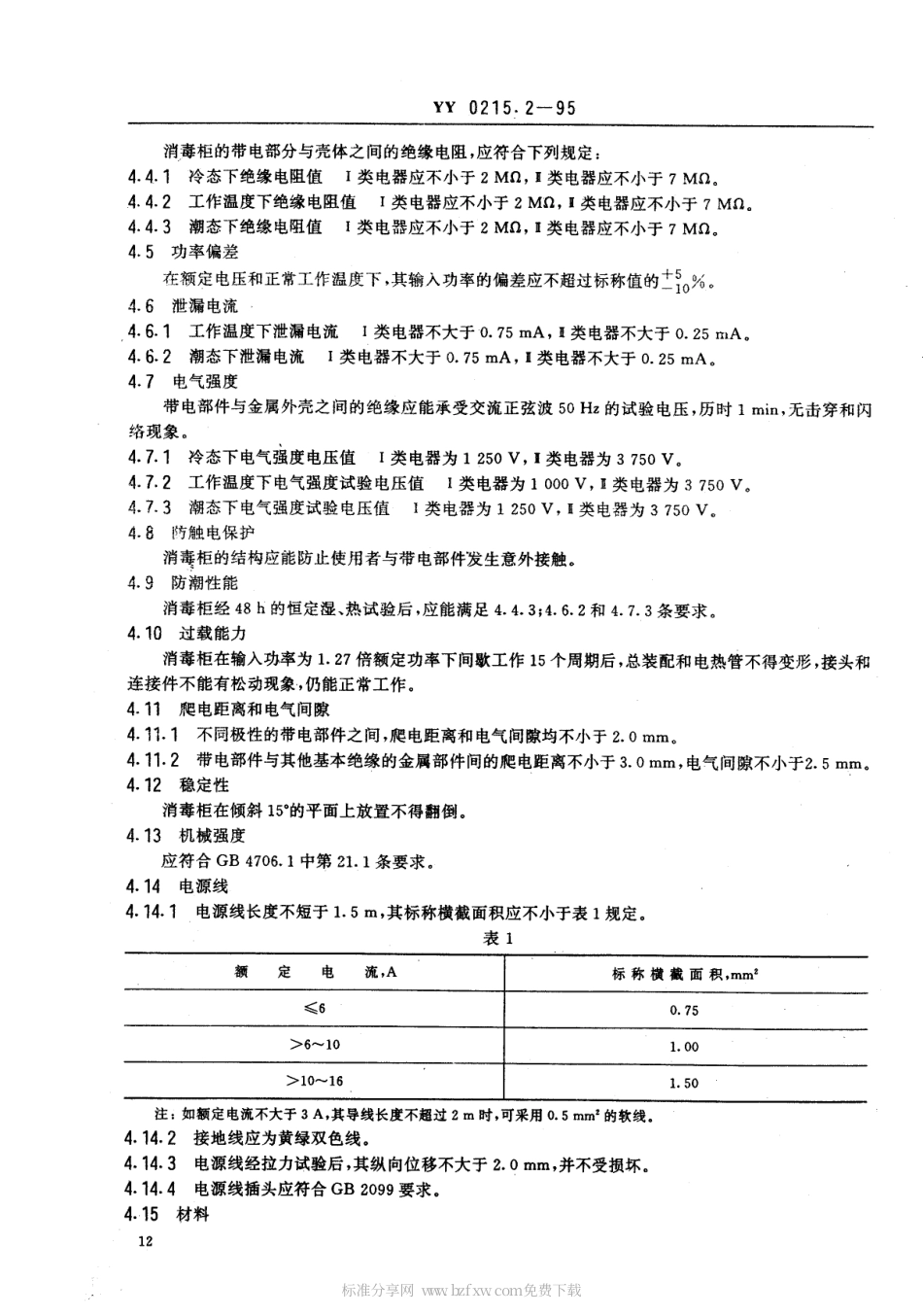 YY 0215.2-1995 臭氧消毒柜安全、消毒效果通用技术条件.pdf.pdf_第2页