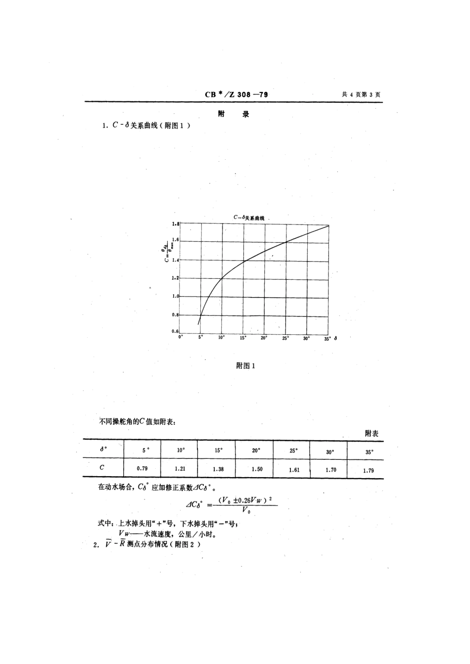 CBZ 308-1979 长江船舶回航中横倾角计算.pdf_第3页