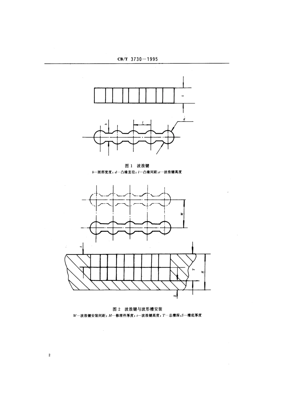 【船舶行业标准】CBT 3730-1995 船用铸铁件金属扣合修理技术要求.pdf_第3页