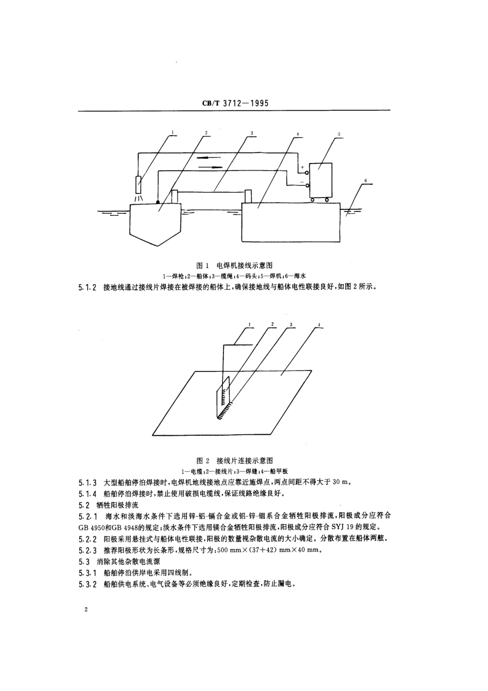 【船舶行业标准】CBT 3712-1995 船体杂散电流腐蚀的防护方法.pdf_第3页