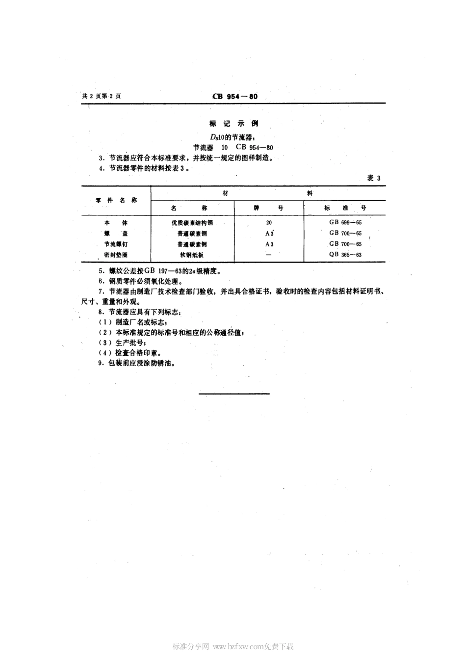CB 954-1980 节流器.pdf_第2页