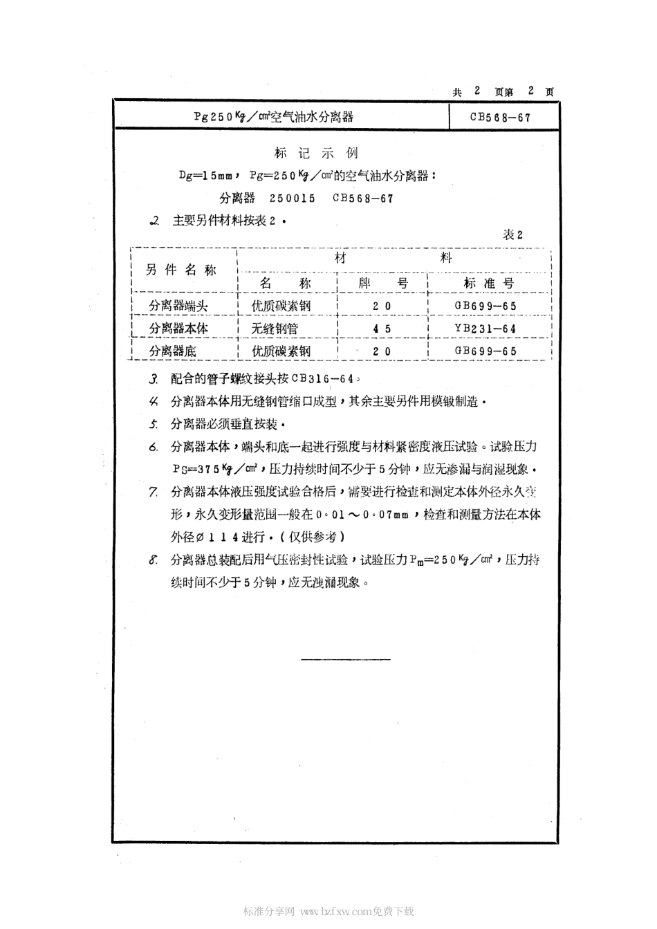 CB 568-1967 Pg250空气油水分离器.pdf_第2页
