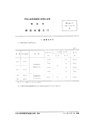 CB 543-1977 耐压水密圆门.pdf