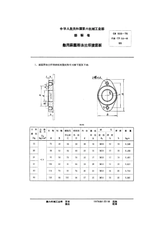 CB 533-1975 船用扁圆形法兰焊接座板.pdf