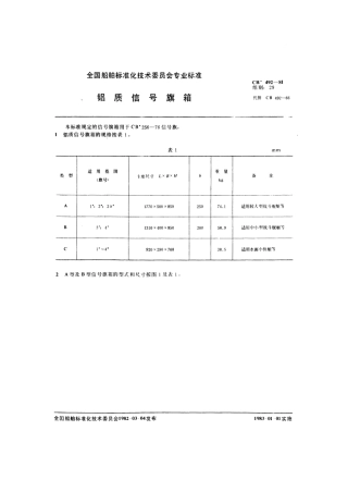 CB 492-1981 铝质信号旗箱.pdf