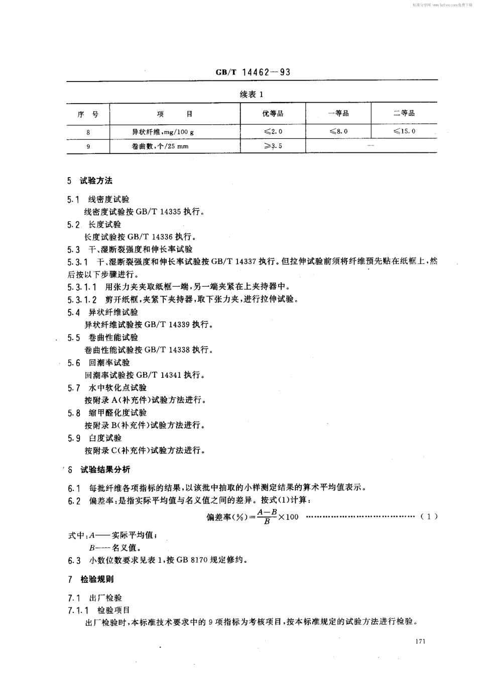 GBT 14462-1993 维纶短纤维.pdf_第2页