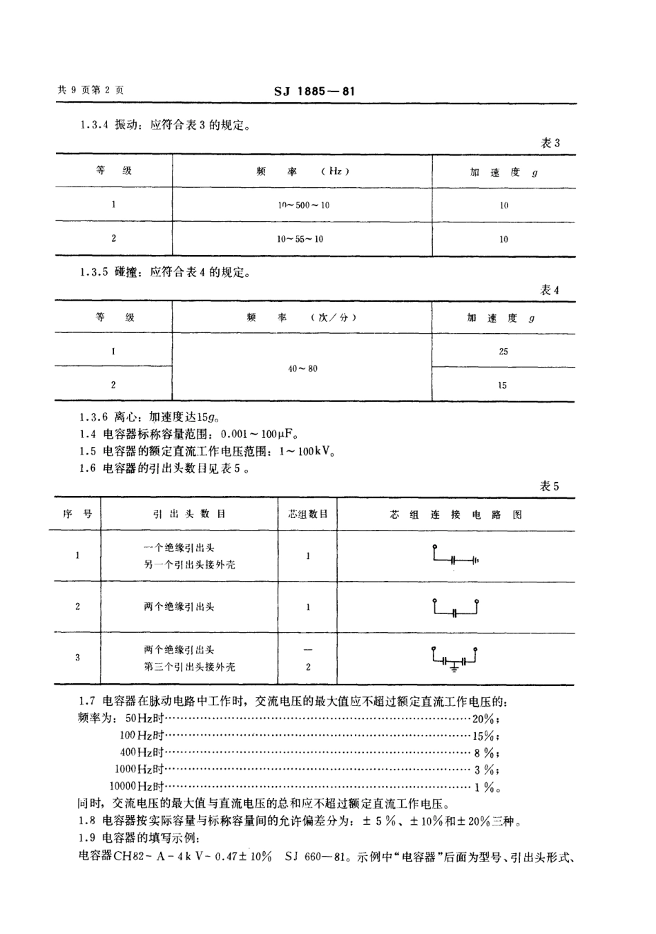 【电子行业军用标准】SJ 1885-1981 复合介质电容器总技术条件.pdf.pdf_第3页