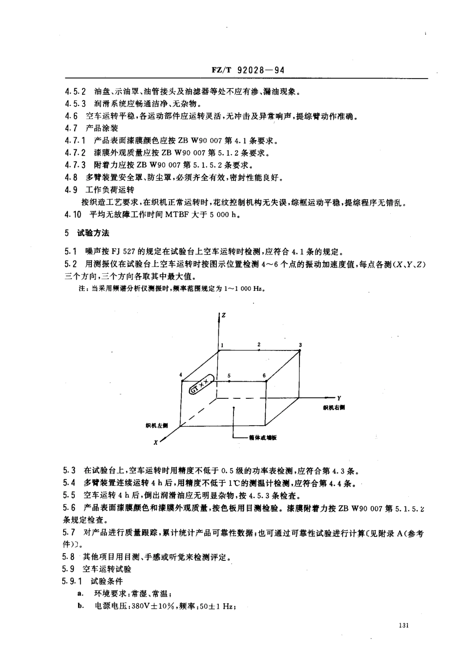 【纺织行业标准】FZT 92028-1994 多臂装置.pdf_第3页