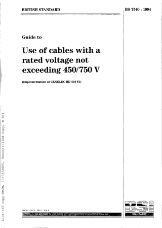 BS 7540-1994 额定电压不超过450-750V的电缆使用指南.pdf