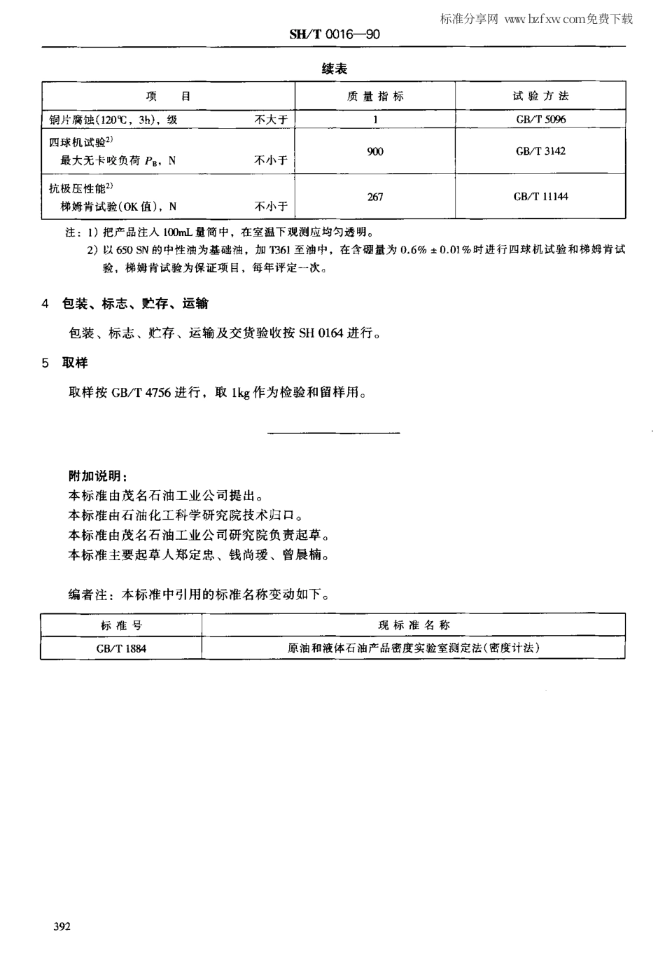 【石油化工行业标准】 0016-1990 361极压抗磨剂.pdf_第2页