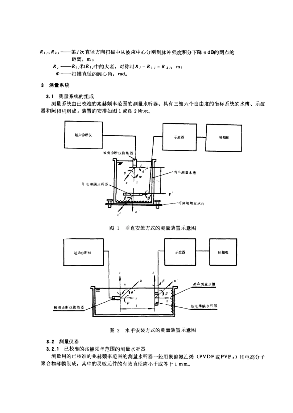 YYT 91288-1999 医用超声诊断仪的脉冲声强测量方法.pdf_第3页