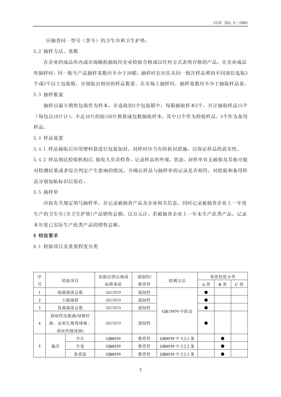 CCGF 204.4-2008 卫生巾(含卫生护垫).pdf_第3页