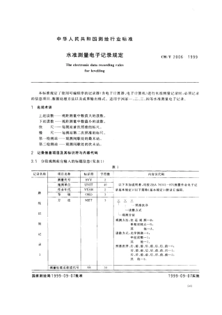 CHT 2006-1999 水准测量电子记录规定.pdf