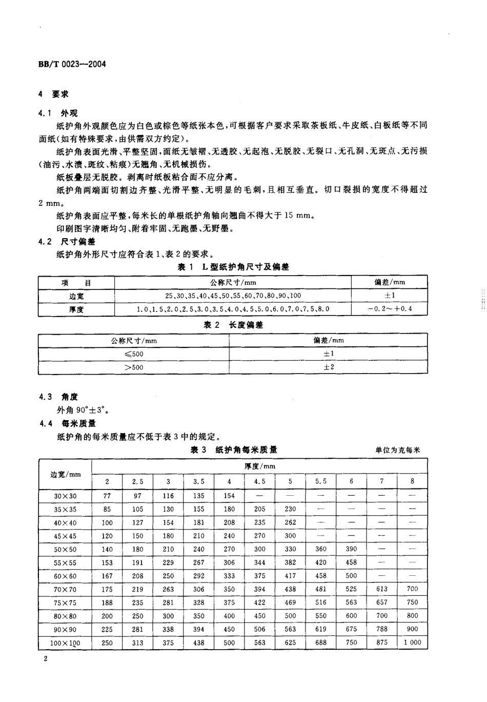BBT 0023-2004 纸护角.pdf_第3页
