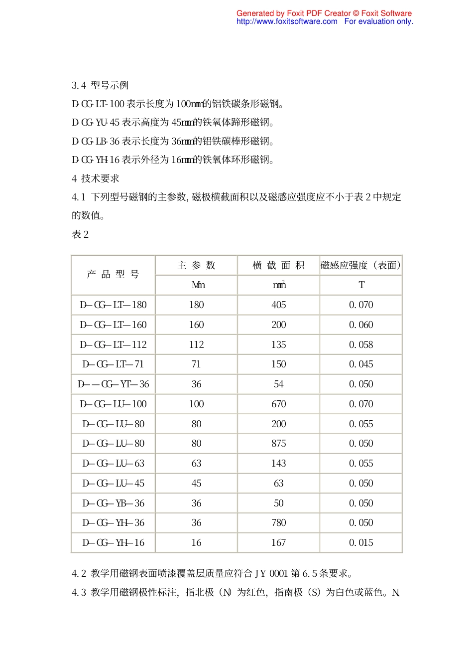 JY 0057-1994 教学用磁钢.pdf_第2页