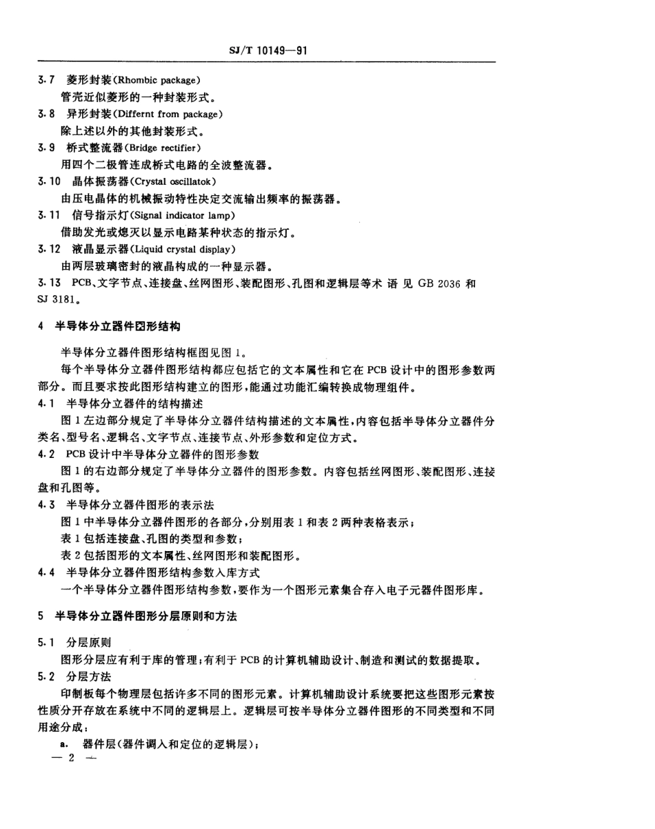 SJT 10149-1991 电子元器件图形库 半导体分立器件图形.pdf_第2页