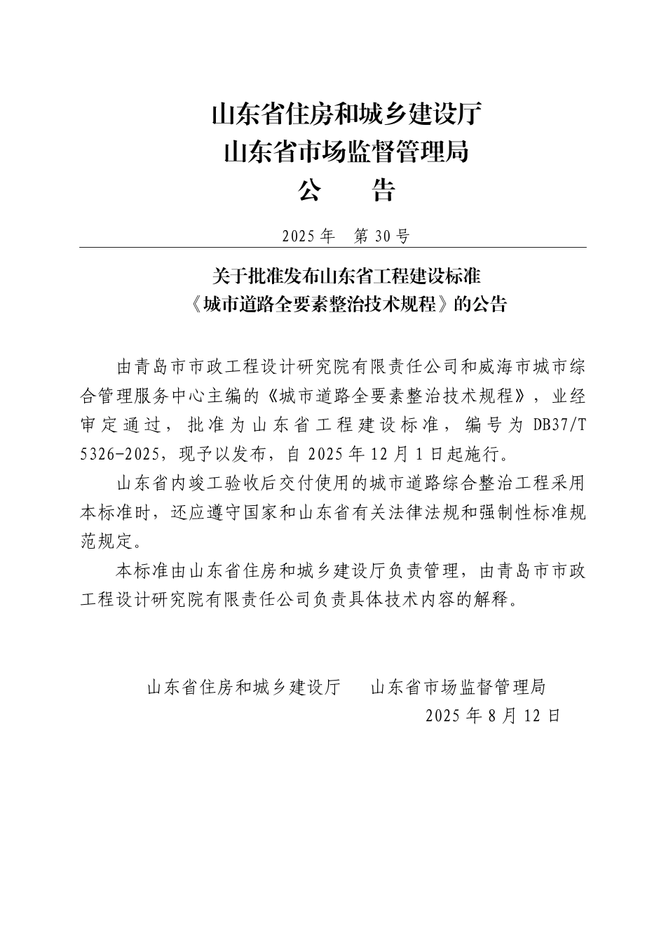 DB37∕T 5326-2025 城市道路全要素整治技术规程.pdf_第3页